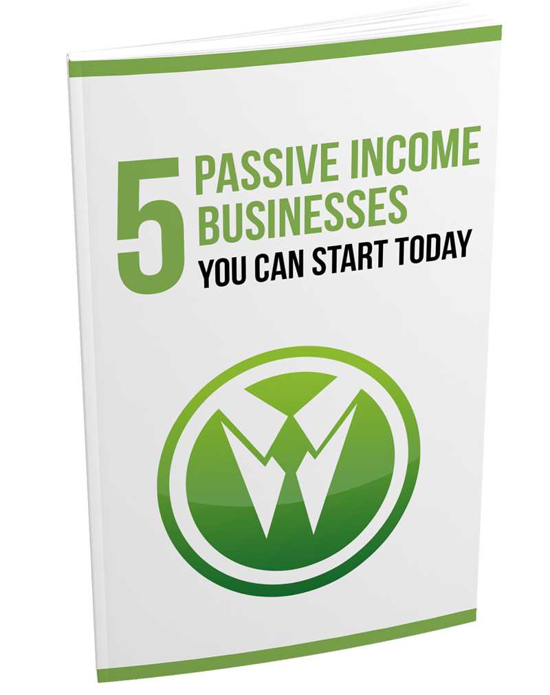 5 Passive Income Business You Can Start Today